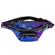 6 цветов, женская сумка на пояс с блестками, многофункциональные сумки на плечо, маленькие сумки для телефона, сумка на пояс для девушек