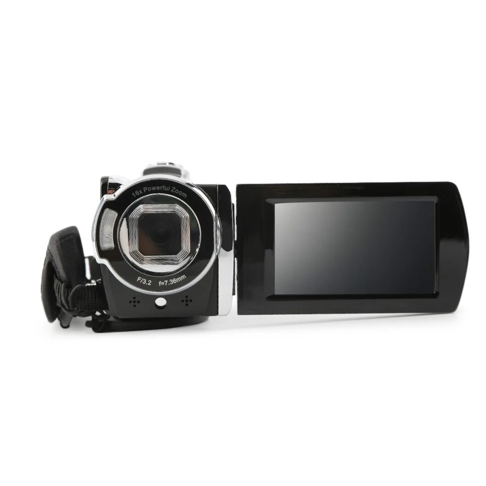 Full HD 1080P Digital Video Camera 20M pixels Automatic Identification of Smiling Face 2.7 inch LCD 16x Zoom Camcorder DV 3MP