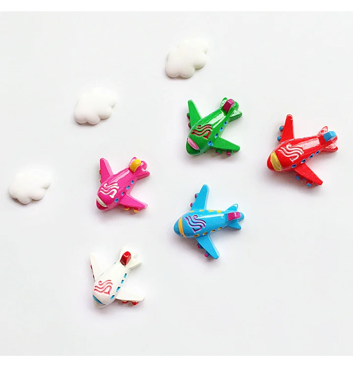 Милые декоративные наклейки облако воздушный шар в форме самолета любовь Кухня Холодильник Магниты смолы фея сад семья Детская комната украшения