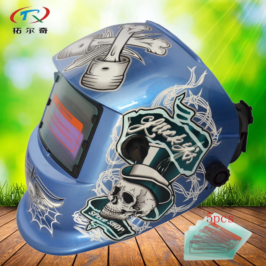 Solar Automation Darkening Welding Helmet Lens Mask Filter Shade 110×90×10mm