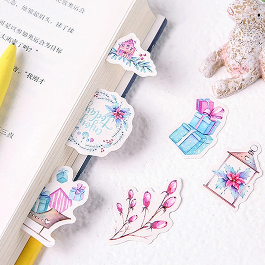 20 пачек/лот романтические DIY декоративные канцелярские бумаги липкие скрапбук закладка для дневника Стикеры для альбомов