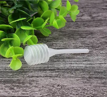 

1000pcs Plastic Filling funnel Cosmetic filler,plastic Spring straw for Essential Oil Perfume Using