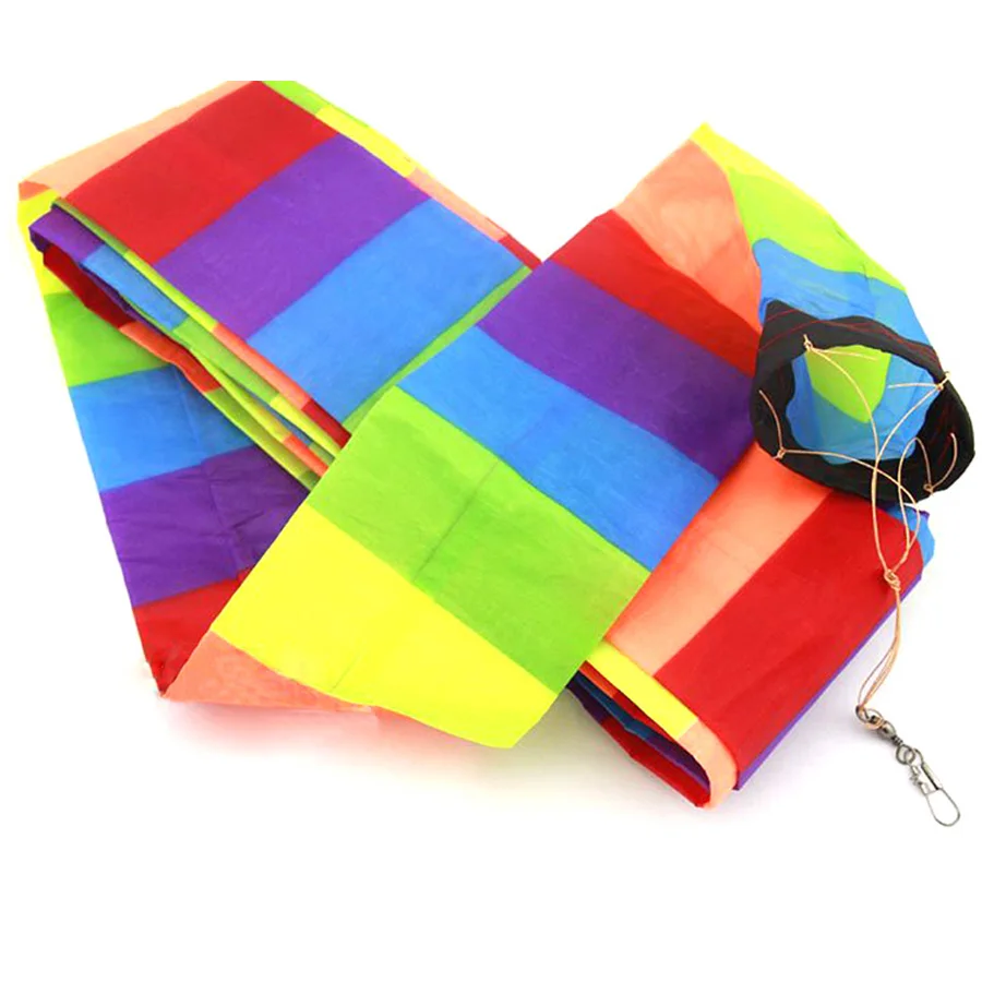 

10m Rainbow Kite Tail for Delta Stunt Software Kite Kids Gift Kite Accessories Tube Tail Windsock Outdoor Sport Fun