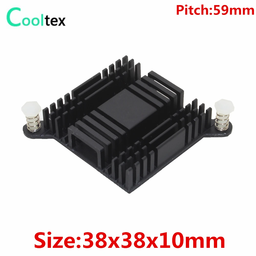 

5pcs/lot 38x38x10mm aluminum Heatsink South North Bridge Chip Electronic heat sink radiator COOLER cooling