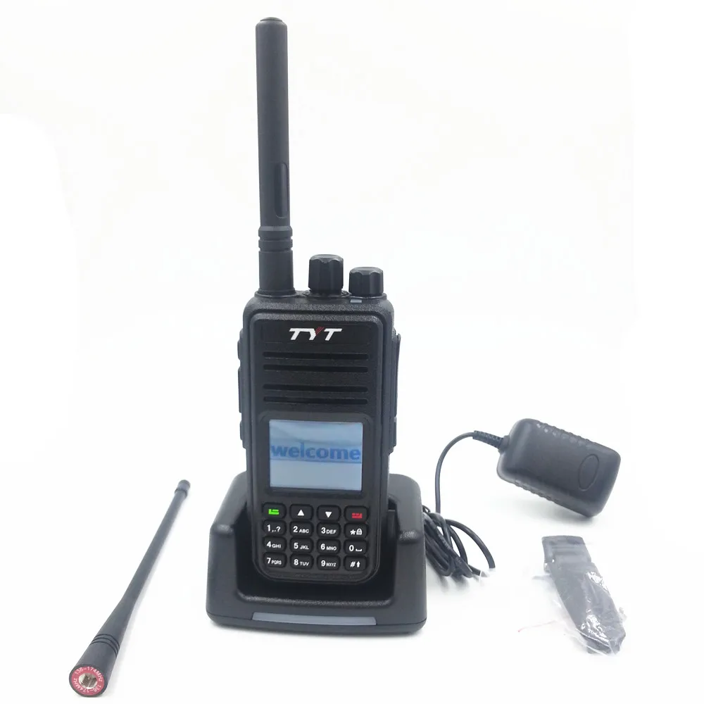 DMR Digital TYT MD380 1000 каналов 400-480 МГц TYT MD-380 walkie talkie hamphone с кабелем для программирования