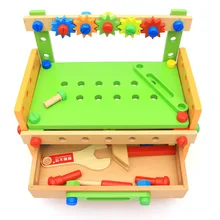 OUY деревянная Гайка Группа комбинировать сто изменить инструмент платформы детей DIY демонтажа с хорошим утренним днем! Просвещение развивающие игрушки