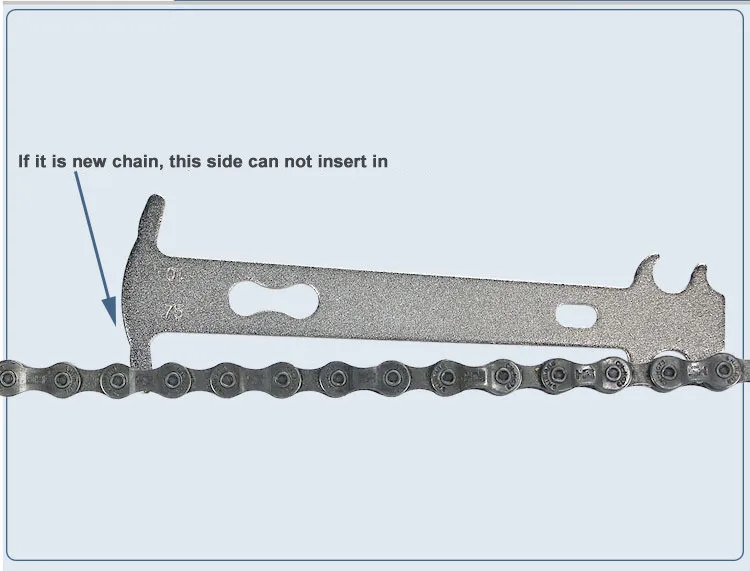 Индикатор износа цепи велосипеда Checker Горная дорога велосипед MTB цепи измерительная линейка Велоспорт сменный инструмент для ремонта