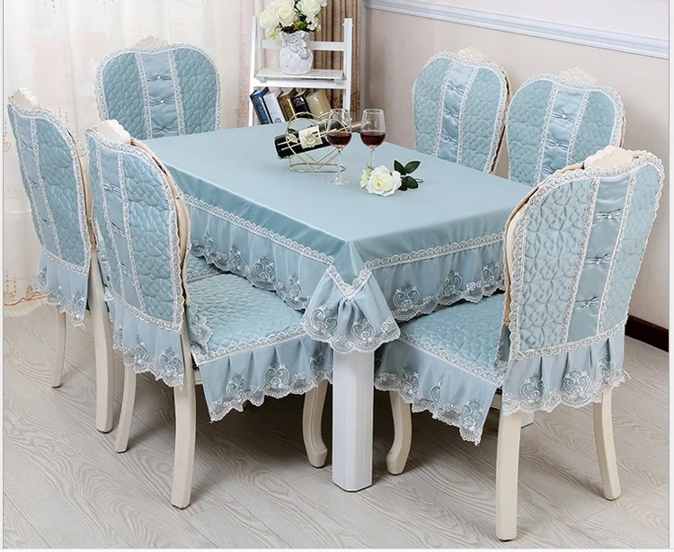 European Pastoral lace tablecloth set suit 130*180cm table cloth