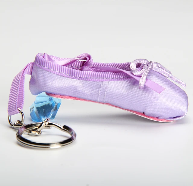 Kids Ballerina Mini Ballet Shoe Ballet Keychain Ballet Gift Satin