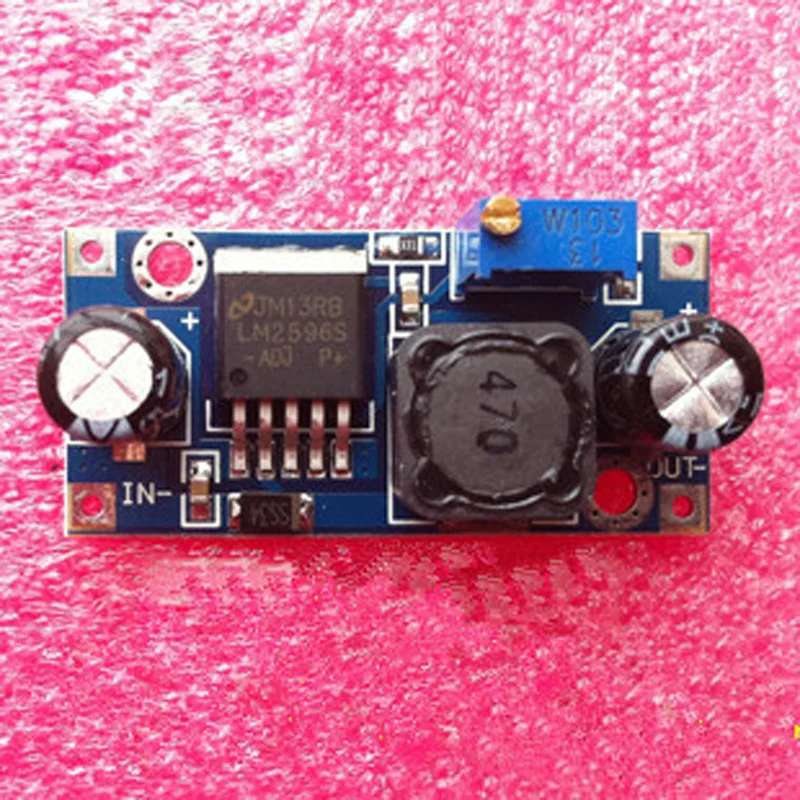 Economy LM2596 Large Chip, 3A Power Module DC DC 5V/12V/24V Adjustable