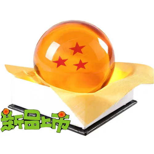 Dragonball Z 7 5 см хрустальный шар акриловый реплики 1 звезды Коллекционные вещи