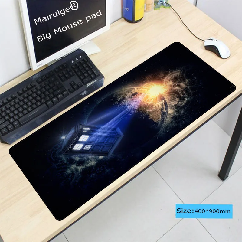 

Mairuige Doctor who Rubber large Lock Edge mouse mat desk mats big mousepads gaming XL for CSGO DOTA Speed office work/ gaming