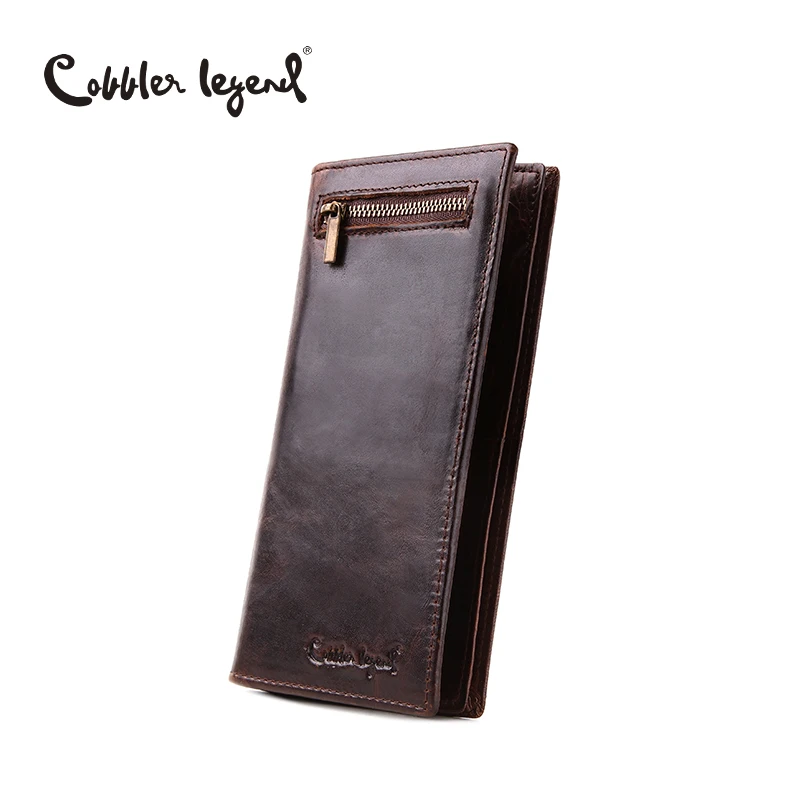 

Cobbler Legend 2018 New Fashion Men Wallets Purse Clutch Bag For Men Brand Leather Long Wallet Design Hand Bag Purse #1209093-1