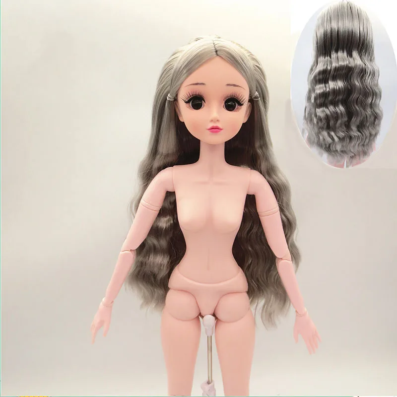 Куклы BJD 1/3 обнаженные куклы 60 см/22 дюйма 17 шарниров макияж парики обувь ручной