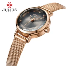 New Arrival Watches Women Cheap Creative Clock Hand Watch Dress Simple Metal Rose Design Quartz-Watch Wholesale Drop Ship JA-942