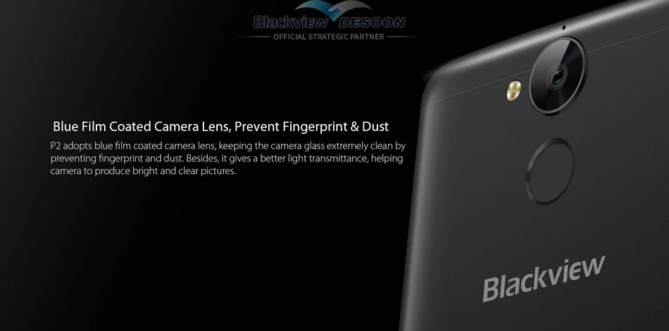 Blackview P2 Смартфон 5.5 дюйма FHD 6000 МАч MTK6750T Octa Ядро 4 Г RAM+ 64 Г ROM Отпечатков Пальцев ID 8MP+ 13MP 4 Г Мобильный Телефон