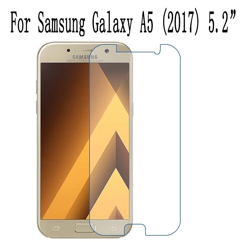 0,3 мм 9H закаленное стекло для samsung Galaxy A3 A5 A7 экран защитный vidro vaso verrre glas для samsung Galaxy - Цвет: A5 2017