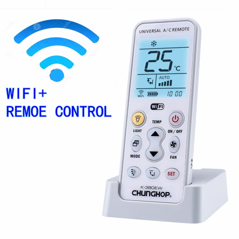 cicatriz Parámetros Complicado Wifi Universal A/c Controller Air Conditioner Air Conditioning Remote  Control Chunghop K-380ew - Remote Control - AliExpress