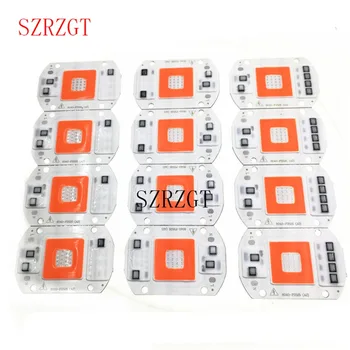 

20W 30W 50W 220V LED Grow Lamps With Lens Reflector Red+Blue Light LED Grow Light Full Spectrum For Plants Seed Growing