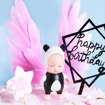 

Free ship50pcs/lot Decor Wedding Valentines Kids Party Supplies Baking Accessoires Boy Girl Cake ornament baby shower Decorate