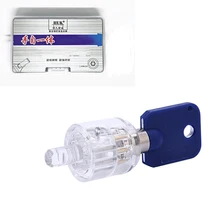 Профессиональные Слесарные Инструменты 7 Pin Advanced 7,0 мм 7,5 мм 7,8 мм трубчатый инструмент для выбора замка с прозрачным трубчатым замком для практики