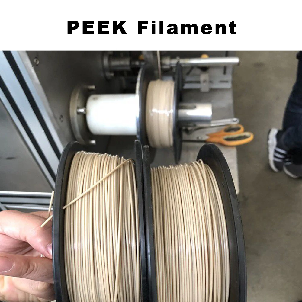 플렉스 베드 3D 프린터 픽 필라멘트, 고온 이국적인 필라멘트 1.75mm, 치수 정확도/- 0.03mm, 500g 스풀, 자연 색상