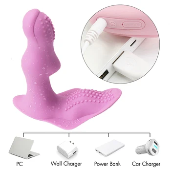 Wearable Butterfly Dildo Vibrator Adult Sex Toys for Women G Spot  Clitoris Stimulator  Wireless Remote Control Vibrator Panties 4