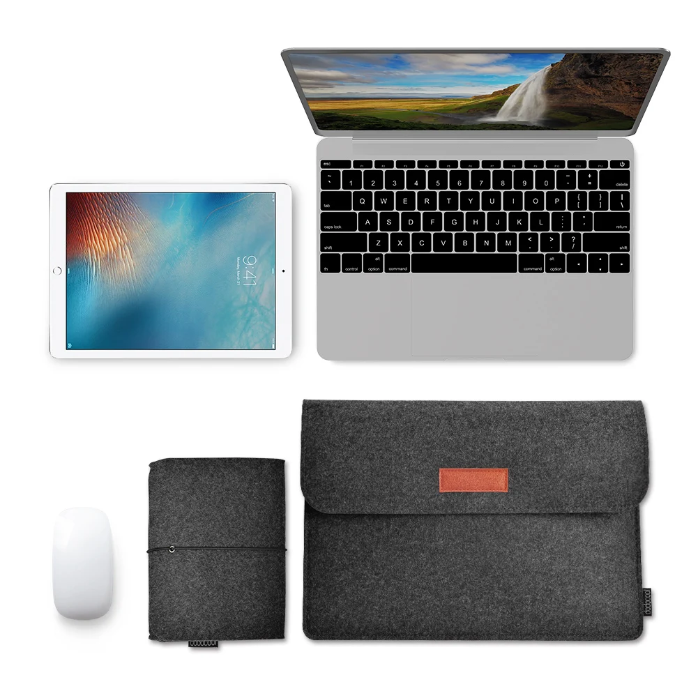 Dodocool 12 &quot13&quot Сумка для ноутбука чехол macbook air 13 pro рукав 4 отделения с сумкой