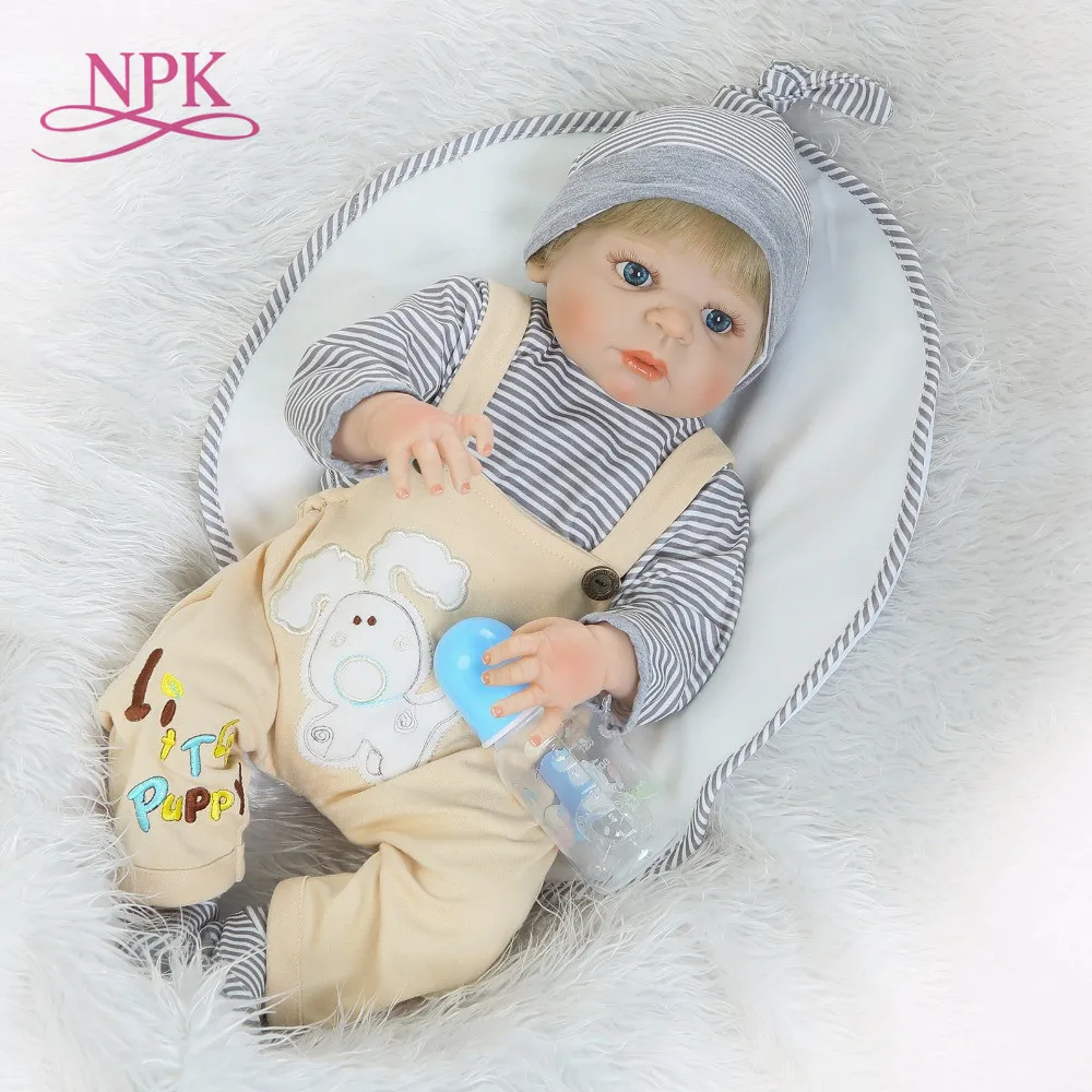 

NPK soft silicone vinyl bebes reborn lifelike baby full body doll VICTORIA boneca reborn baby Christmas Gift for girls
