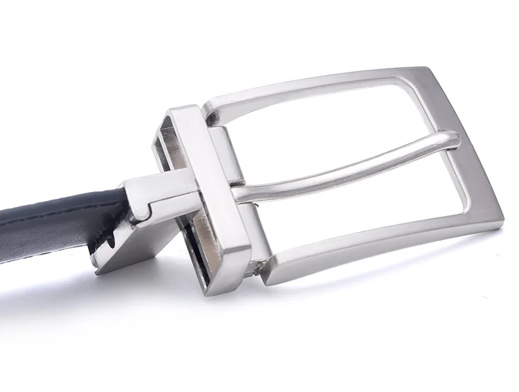 mens brown leather belt Mens Belt Formal Leather Reversible Buckle Belts Mens Leather Handmade Belt Hot Fashion Cowhide Leather Male Belt Black Color leather belt