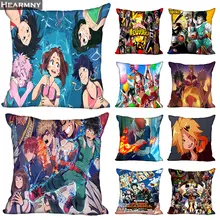 BOKU No Hero Academy Pillow Case For Home Decorative Pillows Cover Square Invisible Zippered Throw PillowCases