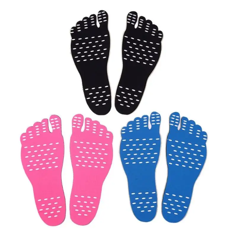 

Waterproof Beach Insoles for Women Men Foot Stickers Shoes Stick on Soles Sticky Pads Adhesive Foot Pads Anti-slip Beach Insoles