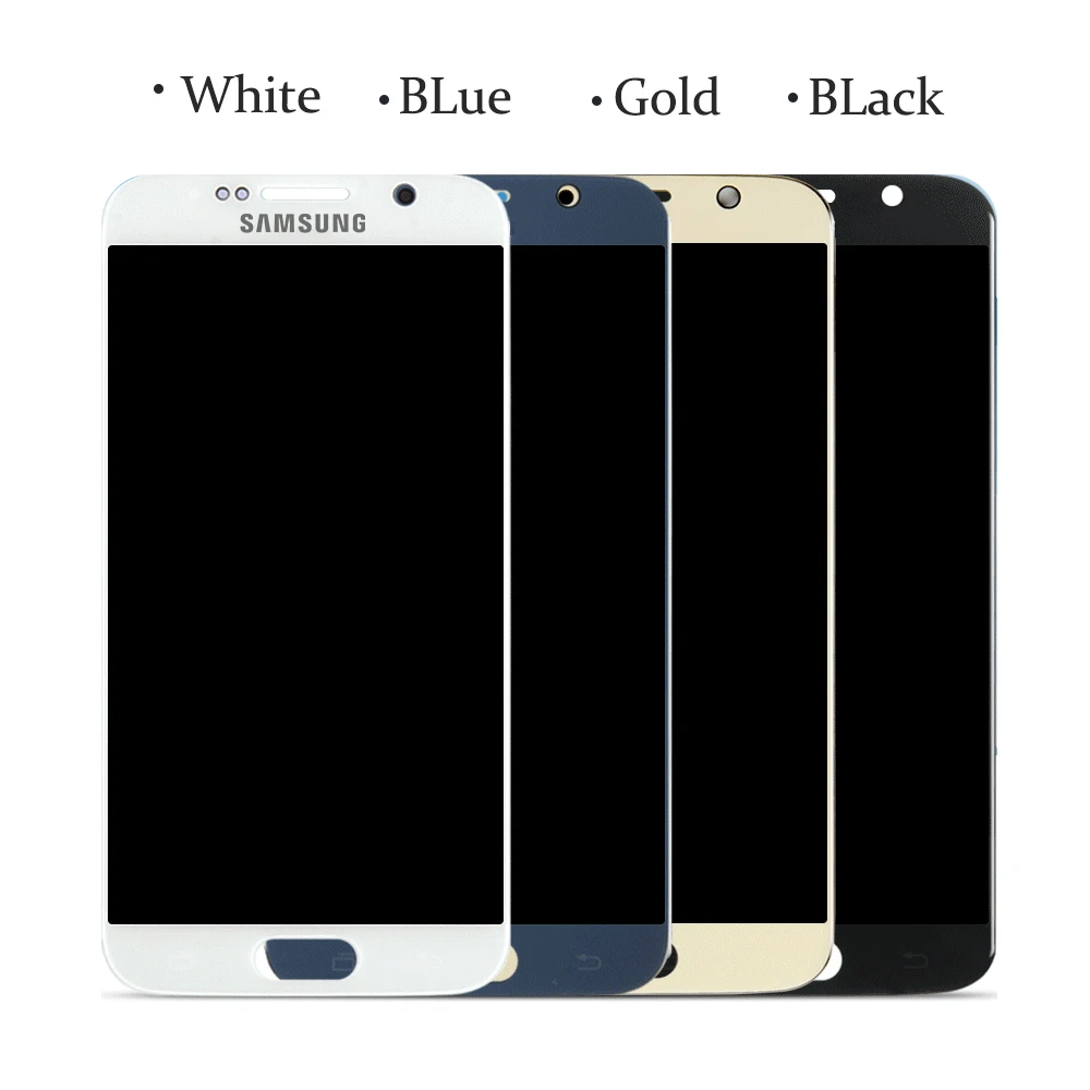 5 1 'Super AMOLED LCD S6 G920 G920F дисплей 100% протестированный сенсорный экран в сборе Замена