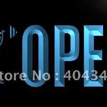 LK801-открытый вес поезд тренажерный зал спортивный светодиодный неоновый свет вывеска домашний декор ремесла