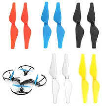 4 Peças, 2 Par Quick-Release TELLO Hélices Props Colorido para DJI Zangão Câmera Acessórios