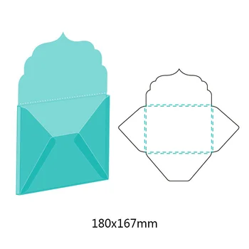

handmade paper envelope cutting Dies home decor metal cutting dies Craft Embossing Scrapbooking Household products