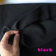 Черный двусторонняя флис Ткань анти-пиллинг Толстовки Одеяла внутри Ткань продается Двор