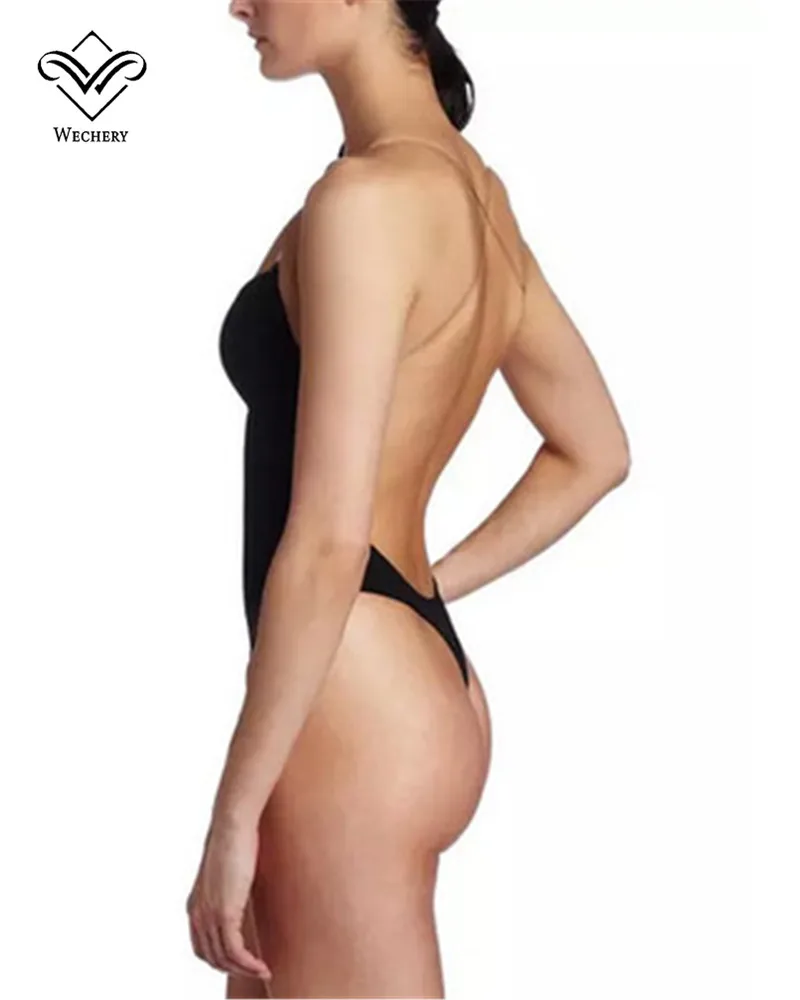 Kopen Bralette Push up Bras voor Vrouwen Sexy Backless Beha Plunge Bras Thong Onzichtbare Beha voor Jurk Clear Band Brasserie