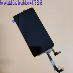 ЖК-экран 5,2 ''для Alcatel One Touch Idol 4 LTE 6055 6055i 6055B 6055U 6055 H 6055 K 6055Y ЖК-дисплей сенсорный экран дигитайзер