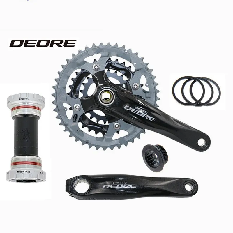 

Shimano Deore FC-M590 44T/32T/22T Triple Bike Crankset 170mm Arm Length BB 10s MTB Bicycle crank set