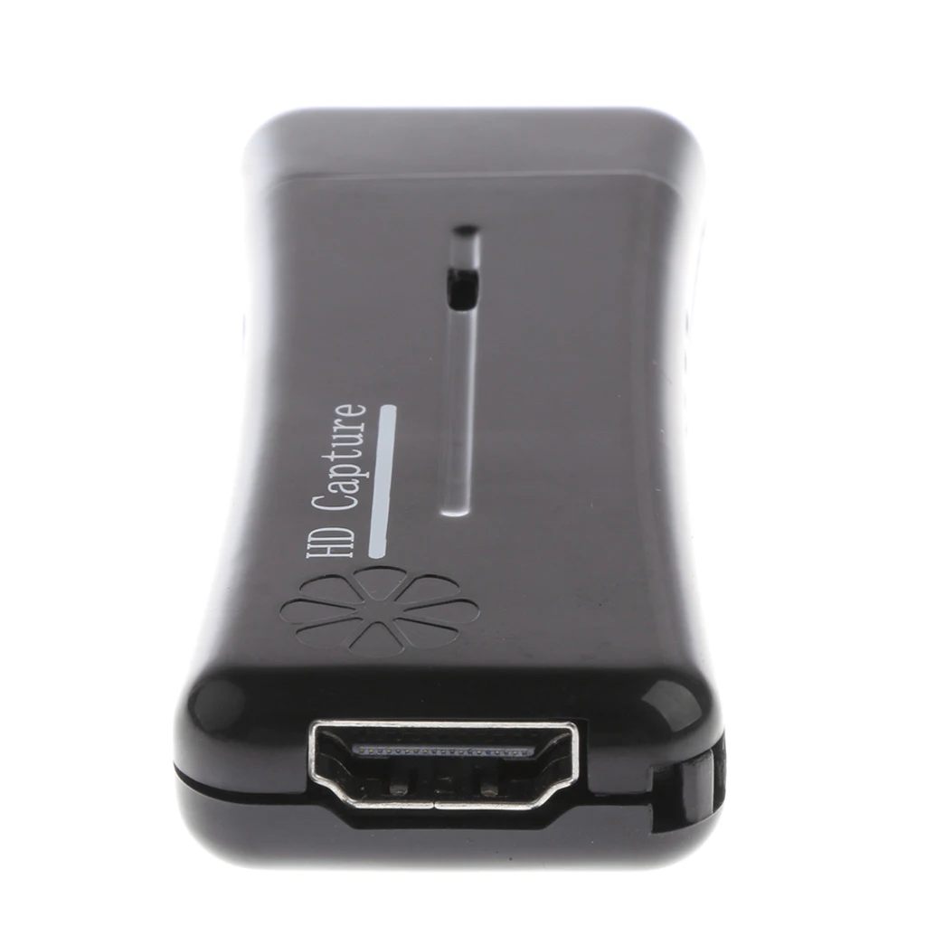 Black 1080P USB2.0 HDMI Video Capture Card   1 Way HDMI Mini Video Capture Card for PC Computer Windows 7 8 10