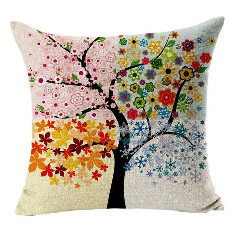 

45*45 Colorful Silk Satin Pillowcases Cover Super soft fabric Home Cushion Simple Geometric Throw Bedding Pillow Case Pillow Cov