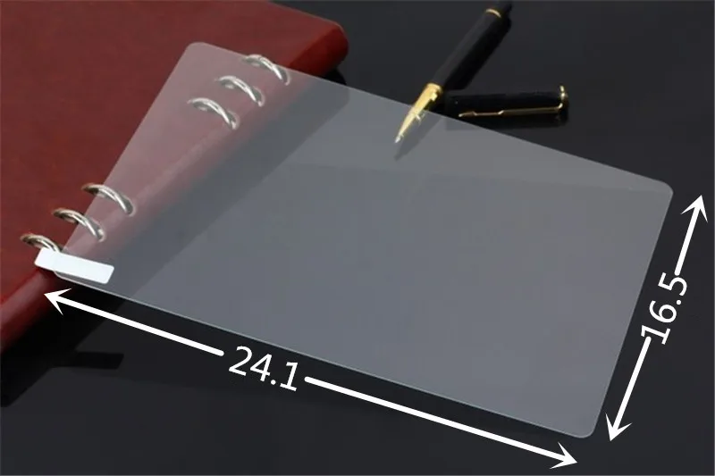 

9H Tempered Glass Screen Protector Universal for 10" 10.1" inch Tablet, Size of Glass: 24.1 * 16.5cm + Cloth