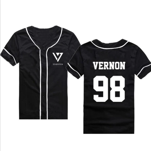 button up baseball tee