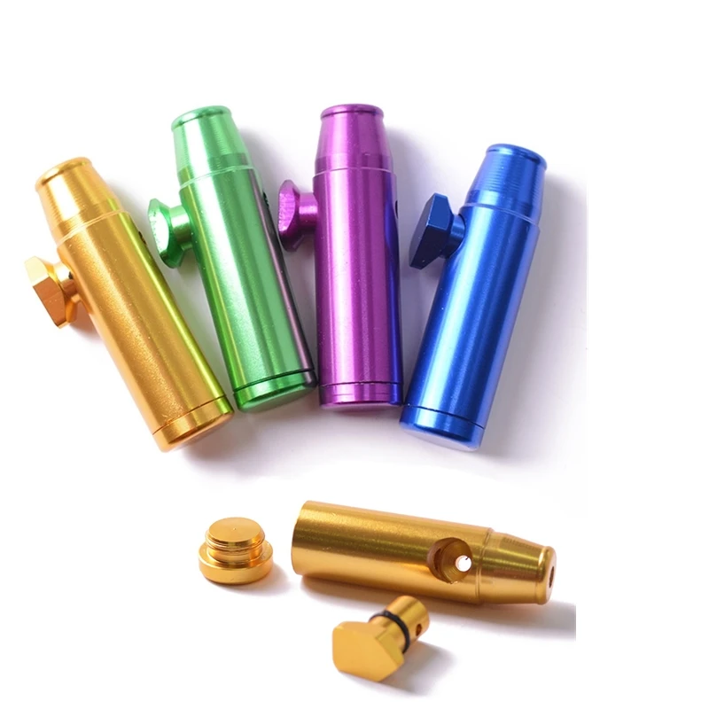 

Metal Bullet Tobacco Snuff Sniffer Spoon Snorter Pendants Smoking Pipe Kit Tube Vial Container Bottle Accessories