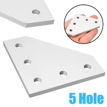 New 5 Hole Sliver Joint Board Corner Angle Bracket 90 Degree For 2020 Aluminum Profile/3D Printer Frame
