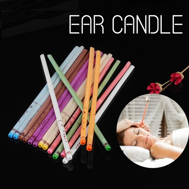 2Pcs/Set Multi color Beewax Ear Cleaner Straight Coning Wax Removal Ear