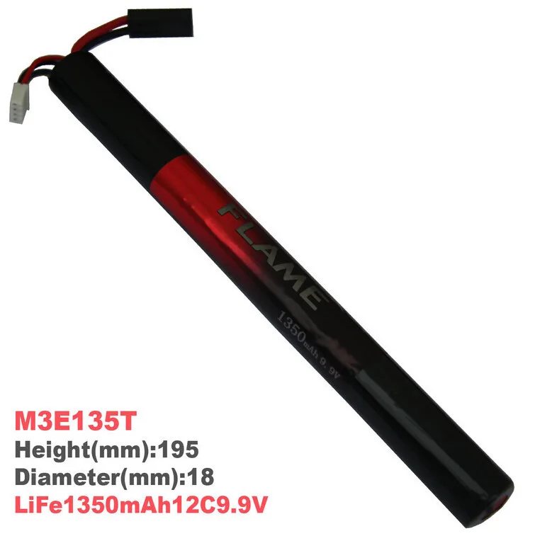 

1pcs 100% Orginal Flame 9.9V 1350mAh 12C LiFePO4 LFP Stick Type Battery M3E135T Drop shipping
