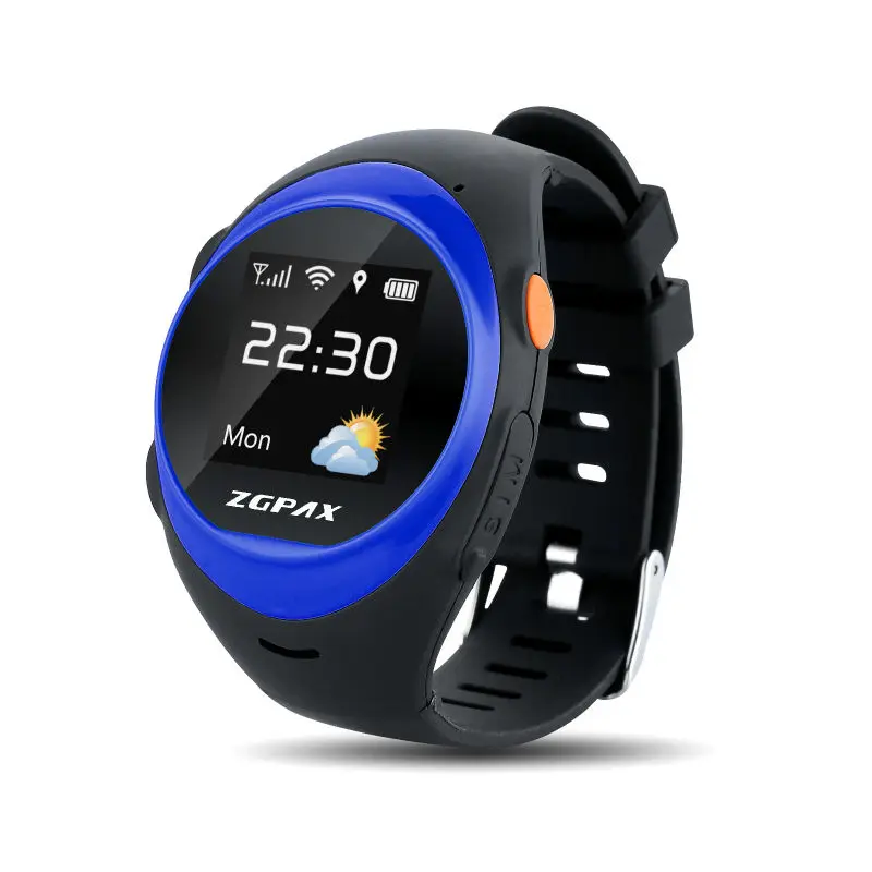 ZGPAX S888! Лучшие продажи телефон gps smart watch с SOS gps фунтов WI-FI Anti сбой сигнал тревоги обнаружения Водонепроницаемый пульт для пожилых мужчин и