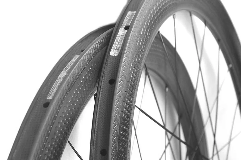 Best NEW Golf surface carbon wheels 58mm depth 25mm width rims Dimple surface carbon clincher wheelset power way R36 hubs black 1650g 3